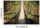 Hanging Wooden Bridge Wall Decal