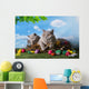 Easter Small Kittens Playing Wall Decal