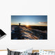Human Silhouette Greeting Sunrise Wall Decal