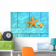 Starfish Old Rustic Door Wall Decal