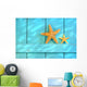 Starfish Old Rustic Door Wall Decal