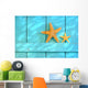 Starfish Old Rustic Door Wall Decal