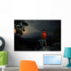 Hiker Cliff Wall Decal