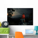 Hiker Cliff Wall Decal