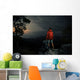 Hiker Cliff Wall Decal
