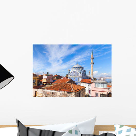 Street with Fatih Camii Wall Decal