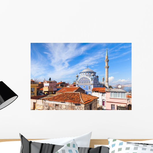 Street with Fatih Camii Wall Decal