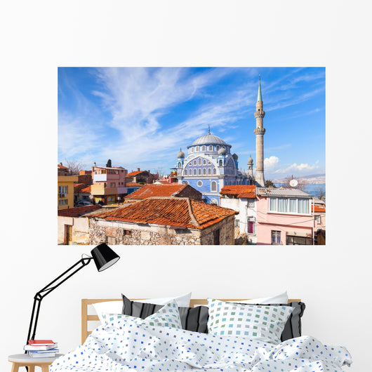 Street with Fatih Camii Wall Decal
