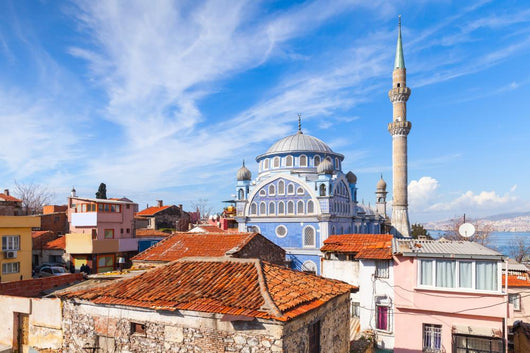 Street with Fatih Camii Wall Decal