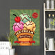 Vintage Ice Cream Poster Wall Decal