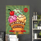 Vintage Ice Cream Poster Wall Decal