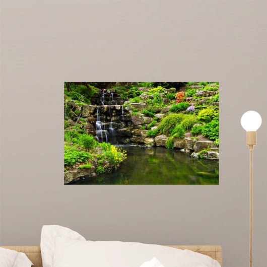 Zen Cascading Waterfall Wall Decal