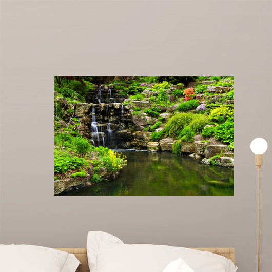 Zen Cascading Waterfall Wall Decal