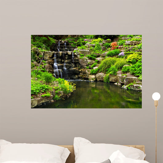 Zen Cascading Waterfall Wall Decal