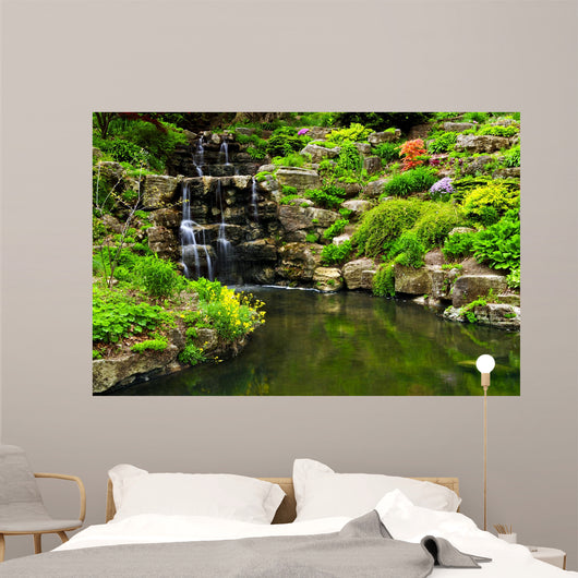 Zen Cascading Waterfall Wall Decal