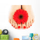 Beautiful Red Manicured Nails Wall Decal