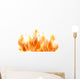 Burning Fire Flames Wall Decal