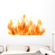 Burning Fire Flames Wall Decal