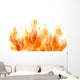 Burning Fire Flames Wall Decal