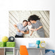 Young Father Mother and Wall Decal