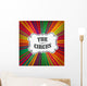 Circus Abstract Poster with Wall Decal