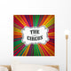 Circus Abstract Poster with Wall Decal