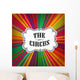 Circus Abstract Poster with Wall Decal