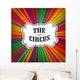 Circus Abstract Poster with Wall Decal