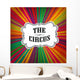 Circus Abstract Poster with Wall Decal