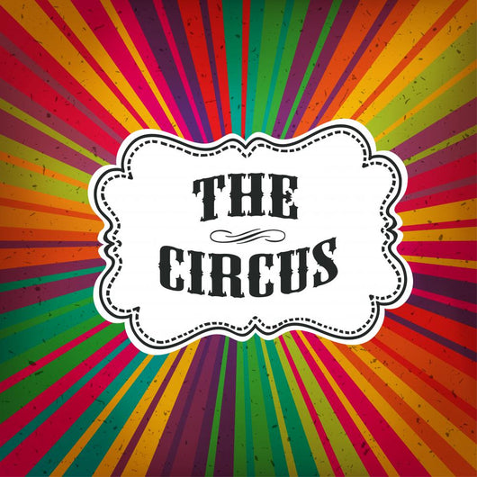 Circus Abstract Poster with Wall Decal
