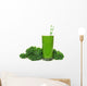 Healthy Green Smoothie with Wall Decal
