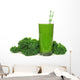 Healthy Green Smoothie with Wall Decal