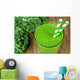 Healthy Green Kale Smoothie Wall Decal