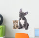 French Bulldog Kitten Wall Decal