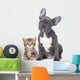 French Bulldog Kitten Wall Decal