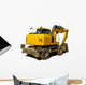 Heavy Yellow Construction Wall Decal