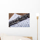 Klarinette Platziert Am Notenblatt Wall Decal