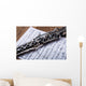 Klarinette Platziert Am Notenblatt Wall Decal