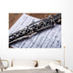 Klarinette Platziert Am Notenblatt Wall Decal