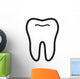 Tooth Vector Icon Wall Decal Design 2