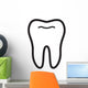 Tooth Vector Icon Wall Decal Design 2