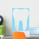 Tooth Vector Icon Wall Decal Design 1