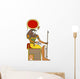 Seated Egyptian God Horus Wall Decal