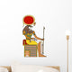 Seated Egyptian God Horus Wall Decal