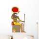 Seated Egyptian God Horus Wall Decal