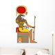 Seated Egyptian God Horus Wall Decal