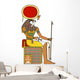 Seated Egyptian God Horus Wall Decal