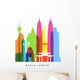 Kuala Lumpur Landmarks Bright Wall Decal