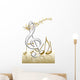 Tanzende Noten Mit Notenschl Wall Decal