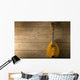 Alte Mandoline Auf Holzdielen Wall Decal